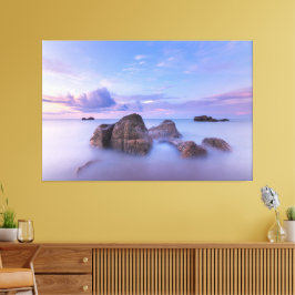 Sunset Beach Canvas Print Picture 38 Leinwanddruck