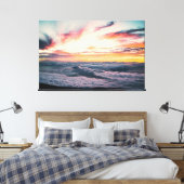 Sunset Beach Canvas Print Picture 39 Leinwanddruck (Insitu (Schlafzimmer))