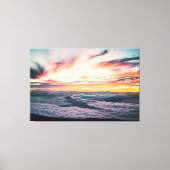 Sunset Beach Canvas Print Picture 39 Leinwanddruck (Vorderseite)