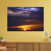Sunset Beach Canvas Print Picture 41 Leinwanddruck (Insitu (Wohnzimmer))