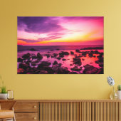 Sunset Beach Canvas Print Picture 42 Leinwanddruck (Insitu (Wohnzimmer))