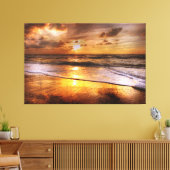 Sunset Beach Canvas Print Picture 44 Leinwanddruck (Insitu (Wohnzimmer))