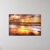 Sunset Beach Canvas Print Picture 44 Leinwanddruck (Vorderseite)