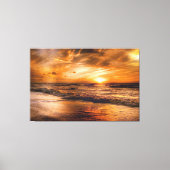 Sunset Beach Canvas Print Picture 45 Leinwanddruck (Vorderseite)