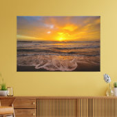 Sunset Beach Canvas Print Picture 46 Leinwanddruck (Insitu (Wohnzimmer))
