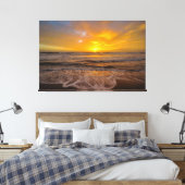 Sunset Beach Canvas Print Picture 46 Leinwanddruck (Insitu (Schlafzimmer))