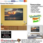 Sunset Beach Canvas Print Picture 47 Leinwanddruck