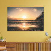 Sunset Beach Canvas Print Picture 52 Leinwanddruck (Insitu (Wohnzimmer))