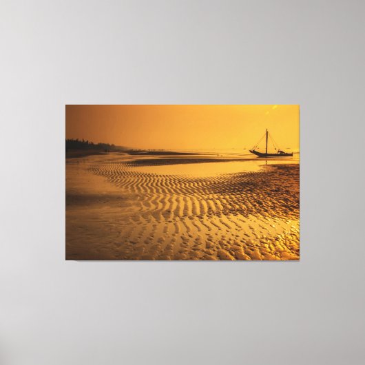 Sunset Beach Canvas Print Picture 6 Leinwanddruck (Vorderseite)