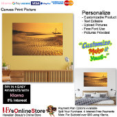 Sunset Beach Canvas Print Picture 6 Leinwanddruck