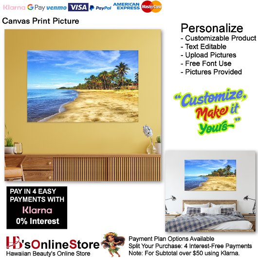 Sunset Beach Canvas Print Picture 7 Leinwanddruck