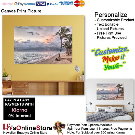 Sunset Beach Canvas Print Picture 9 Leinwanddruck