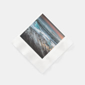 Sunset Beach Coined Cocktail Paper Napkins 29 Serviette (Ecke)