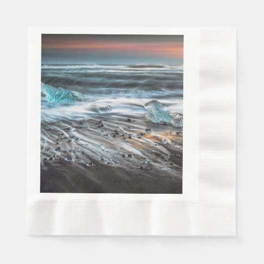 Sunset Beach Coined Luncheon Paper Napkins 29 Serviette (Vorderseite)