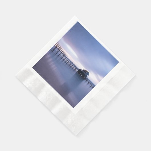 Sunset Beach Coined Luncheon Paper Napkins 30 Serviette (Ecke)