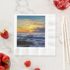 Sunset Beach Coined Luncheon Paper Napkins 33 Serviette