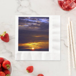Sunset Beach Coined Luncheon Paper Napkins 41 Serviette