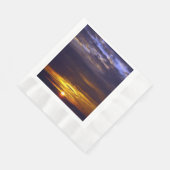 Sunset Beach Coined Luncheon Paper Napkins 41 Serviette (Ecke)