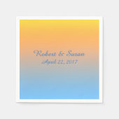 Sunset Beach Colors Napkins Serviette (Vorderseite)
