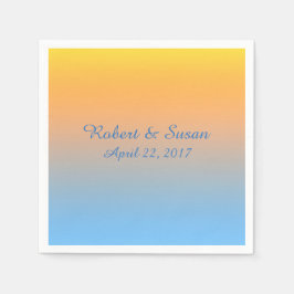 Sunset Beach Colors Napkins Serviette