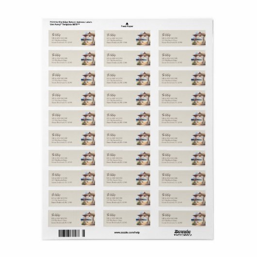 Sunset Beach die Zukunft Mr. und Mrs. Rücksendeadr (Vorne)