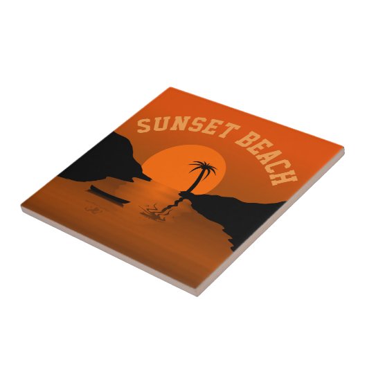 Sunset Beach Fliese (Seite)