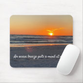 Sunset Beach Foto mit Angebot Mousepad (Mit Mouse)