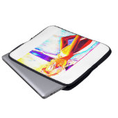 Sunset Beach Girl Laptopschutzhülle (Vorne Knopf)