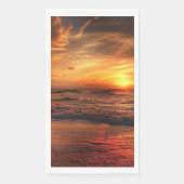 Sunset Beach Guest Towel Paper Napkins 17 Serviette (Vorderseite)