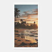 Sunset Beach Guest Towel Paper Napkins 2 Serviette (Vorderseite)