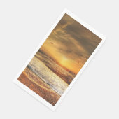 Sunset Beach Guest Towel Paper Napkins 43 Serviette (Ecke)