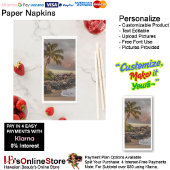 Sunset Beach Handtuchpapier Napkins 12 Serviette