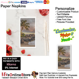 Sunset Beach Handtuchpapier Napkins 12 Serviette