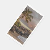 Sunset Beach Handtuchpapier Napkins 12 Serviette (Ecke)