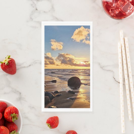 Sunset Beach Handtuchpapier Napkins 27 Serviette (Beispiel)