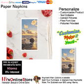 Sunset Beach Handtuchpapier Napkins 27 Serviette