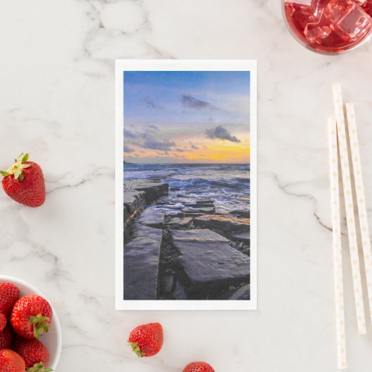 Sunset Beach Handtuchpapier Napkins 31 Serviette (Beispiel)