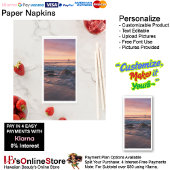 Sunset Beach Handtuchpapier Napkins 37 Serviette