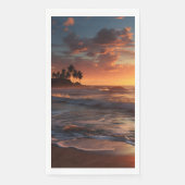 Sunset Beach Handtuchpapier Napkins 3 Serviette (Vorderseite)
