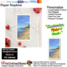 Sunset Beach Handtuchpapier Napkins 7 Serviette