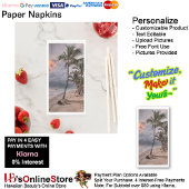 Sunset Beach Handtuchpapier Napkins 9 Serviette