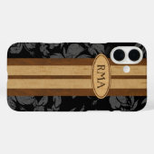 Sunset Beach Imitate Holzsurfboard Hawaiian Monogr Case-Mate iPhone Hülle (Rückseite (Horizontal))