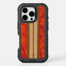 Sunset Beach Imitate Wood Surfboard Hawaiian
