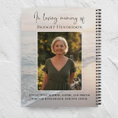 Sunset Beach In Loving Memory Gedenk Gast Notizblock