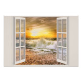 Sunset Beach Incoming Tide, Open Foto Erweiterung (Vorne)