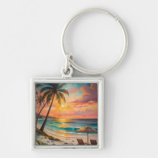 Sunset Beach Keychain Schlüsselanhänger