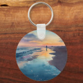 Sunset Beach Keyring  Schlüsselanhänger (Vorderseite)