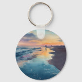 Sunset Beach Keyring  Schlüsselanhänger (Rückseite)