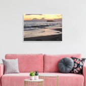 Sunset Beach Leinwand (Insitu (Wohnzimmer))