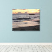 Sunset Beach Leinwand (Insitu (Holzboden))